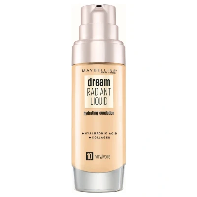 Abbildung von Maybelline New York Dream Radiant Liquid Makeup Foundation, Damen, Größe: 30 ml, 10 ivory
