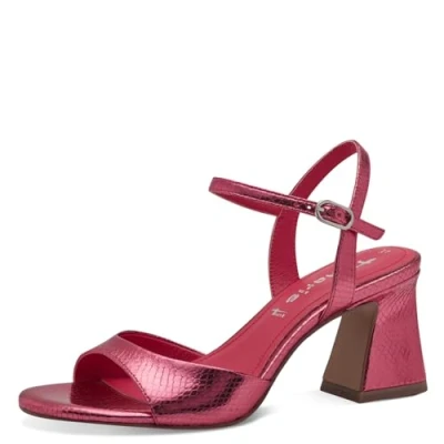 Abbildung von Tamaris Riemensandalette, Damen, Größe: 40, Pink Schuhe