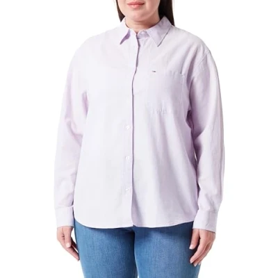 Abbildung von Tommy Jeans Hemdbluse, Damen, Größe: XXS, Lavender flower