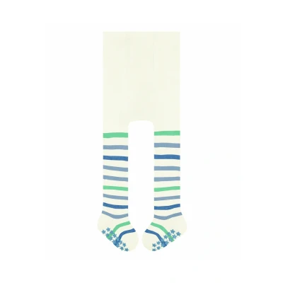 Abbildung von Falke Multi Stripe Strumpfhose Off white für Kinder, Größe: 74/80,