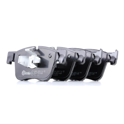 Abbildung von BREMBO P 61 135 Bremsbelagsatz für Verschleißwarnanzeiger vorbereitet mit Kolbenclip ohne Zubehör PEUGEOT: Rifter MPV, 5008 II, 3008 II Off Road