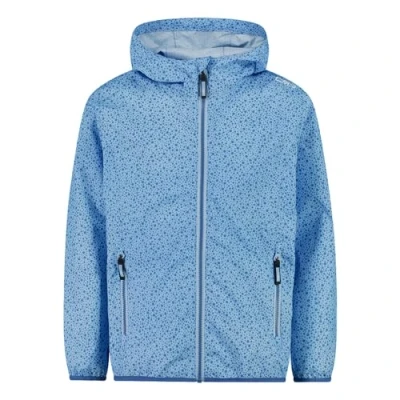 Abbildung von CMP Kinder Regenjacke mit fester Kapuze, Sky, 116