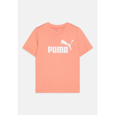 Abbildung von Puma LOGO TEE Unisex Tshirt print für Kinder, Größe: 128, Pink fruit