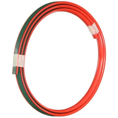 Abbildung von 4R Quattroerre.it 31861 Rotes Klebeprofil für Alfa Giulietta Dam Frontstoßstange mit 3M doppelseitigem Klebeband, rot