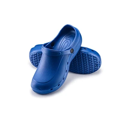 Abbildung von ESTRO Gartenclogs Herren Gartenschuhe Damen Unisex Leicht Gummischuhe Sommer Garten Clogs F92 (40, Blau)