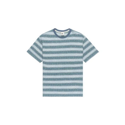 Abbildung von Quiksilver sassi SS jacquard Tshirt print, Herren, Größe: XXL, Ashley blue str