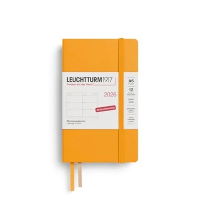 Abbildung von LEUCHTTURM1917 372544 Wochenkalender Pocket (A6) 2026, 12 Monate, Rising Sun, Deutsch