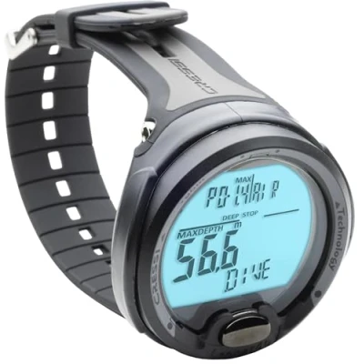 Abbildung von Cressi KS770050 Leonardo Dive Computer, Schwarz/Grau