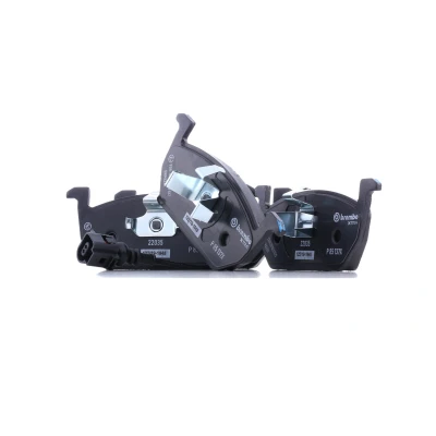 Abbildung von BREMBO P 85 137X Bremsbelagsatz inkl. Verschleißwarnkontakt ohne Zubehör VOLKSWAGEN: Golf 7, 6, 7 Variant, SEAT: Leon III Hatchback