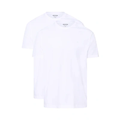 Abbildung von Daniel Hechter 2 PACK Tshirt basic, Herren, Größe: Large, Weiß
