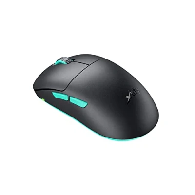 Abbildung von Xtrfy M8 Wireless, Kabellose Ultraleichte Gaming Maus, Optimiert für esports, 2,4 GHz Funk, Extrem Niedrige Front Präzision, Wiederaufladbar, Schwarz