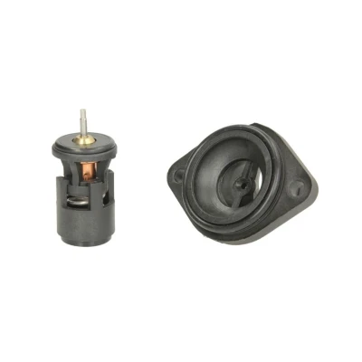 Abbildung von THERMOTEC D2W004TT Kühlwasserthermostat 87 mit Dichtung Kunststoff Gehäuse VOLKSWAGEN: GOLF 4, 5, 6, SKODA: Octavia 2 Combi