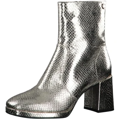 Abbildung von s.Oliver Damen Stiefeletten mit Absatz Schlangenmuster Blockabsatz Gold (Gold), 39