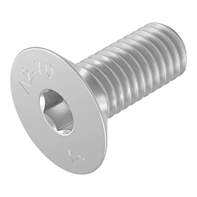 Abbildung von SECCARO Senkschraube M6 x 16 mm, Edelstahl V2A VA A2, DIN 7991 / ISO 10642, Innensechskant, 20 Stück