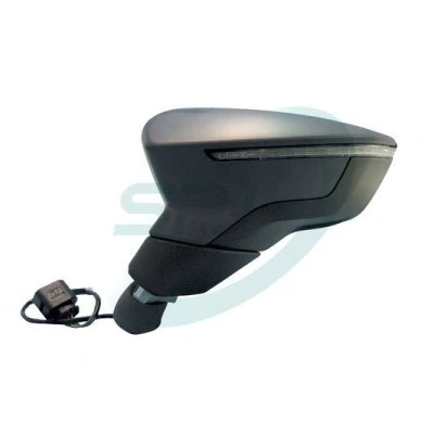 Abbildung von Außenspiegel Spj E 3013 links grundiert elektrisch konvex für Linkslenker SEAT: Leon III Hatchback, SC