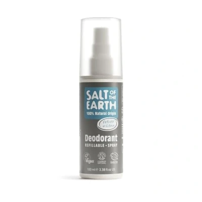 Abbildung von Salt Of The Earth Natürliches Deospray für Männer, Pure Armour Vetiver &amp; Zitrus Vegan, Langanhaltender Schutz, Ohne Tierversuche 100 ml