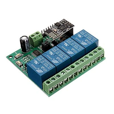 Abbildung von DollaTek 5V SP8266 Vierkanal Wifi Relais IOT Smart Home Handy APP Fernbedienung