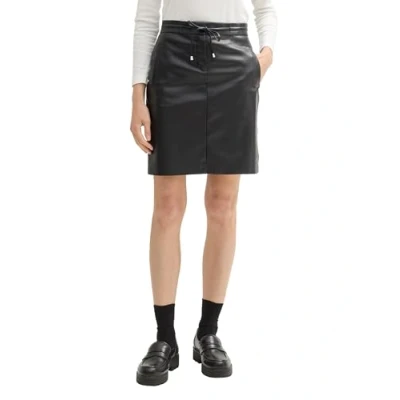 Abbildung von TOM Tailor Bleistiftrock, Damen, Größe: 44, Deep black