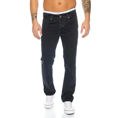 Abbildung von Rock Creek Herren Jeans Schwarz RC 2099 [W33 L34]