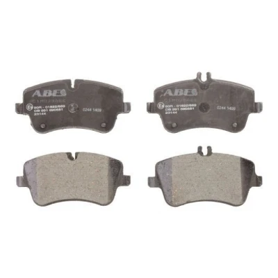 Abbildung von ABE C1M025ABE Bremsbelagsatz Vorderachse exkl. Verschleißwarnkontakt MERCEDES BENZ: C Class Saloon, CLK Coupe, T modell