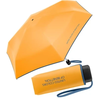 Abbildung von Benetton Taschenschirm Ultra Mini Flat FS 2024 Saffron