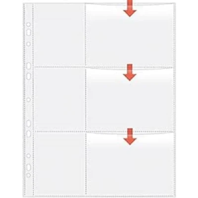 Abbildung von VELOFLEX 5347200 Fotohüllen DIN A4, Fotosichthüllen, Sammel Hüllen, für Fotogröße 9 x 13cm quer, 5 Stück