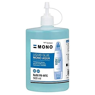 Abbildung von Tombow PR WTC, Nachfüllung 500 ml, für Flüssigkleber PT mit 2 Spitzen