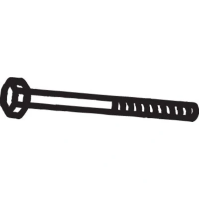 Abbildung von BOSAL 258 816 Schraube, Abgasanlage M8 16 VOLKSWAGEN: Polo V Hatchback, TRANSPORTER 3, 3 Bus, DACIA: Sandero I, AUDI: A2