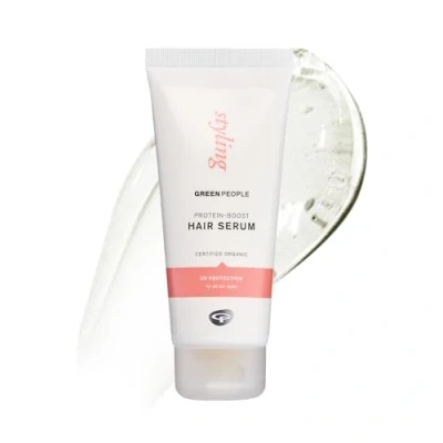 Abbildung von Green People Haarserum mit Quinoa und Avocado, 100 ml Bio Styling Gel Für Volumen leichten Halt jeden Haartyp Haarpflege ohne Silikon, Ethylalkohol SLS Tierversuchsfrei, vegan