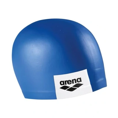 Abbildung von arena Geformte Badekappe mit Logo, Schwarz