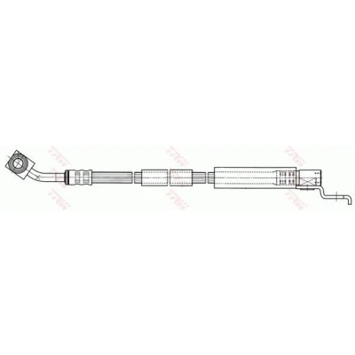Abbildung von TRW PHD442 Bremsschläuche 454 3/8 24 UNF JEEP: Cherokee II, WRANGLER 2