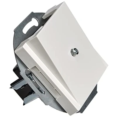 Abbildung von Schneider Electric Merten 296319 Zentralplatte Leitungsauslass, polarweiß glänzend, System M