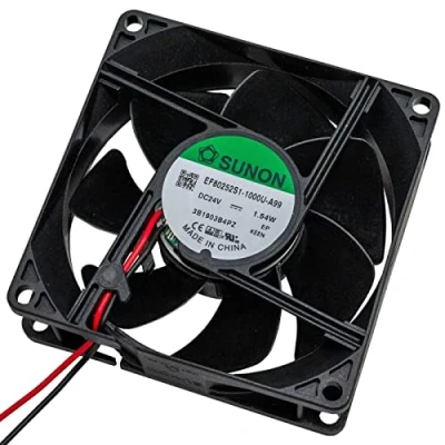 Abbildung von Lüfter 24V DC 1,32W 80x80x25mm 69,6m3/h 3200U/Min Sunon EF80252S11000UA99
