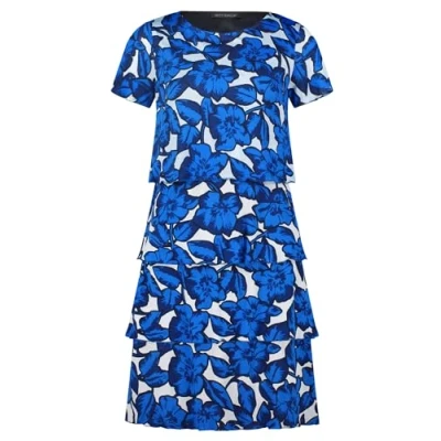 Abbildung von Betty Barclay MIT FLÜGELÄRMELN Freizeitkleid, Damen, Größe: 40, Blau weiß