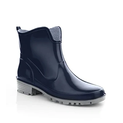 Abbildung von LEMIGO Gummistiefeletten kurze Gummistiefel Elke (37, Dunkelblau)