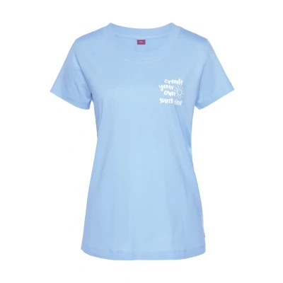 Abbildung von s.Oliver Nachtwäsche Shirt, Damen, Größe: 32/34, Himmelblau