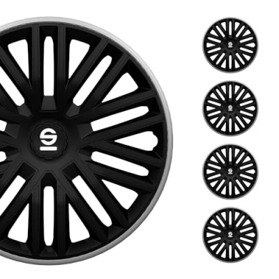 Abbildung von SPARCO Bergamo SPC1685BKGR Radblenden 16Zoll schwarz, grau