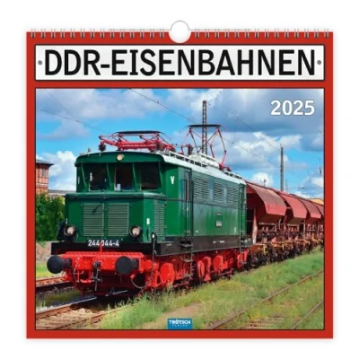 Abbildung von Trötsch Technikkalender DDR Eisenbahnen 2025: Wandkalender