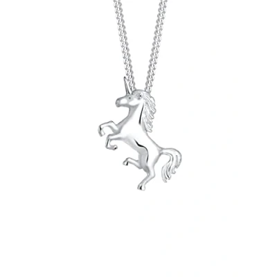 Abbildung von Elli Einhorn Halskette silvercoloured, Damen, Größe: 45, Silver coloured