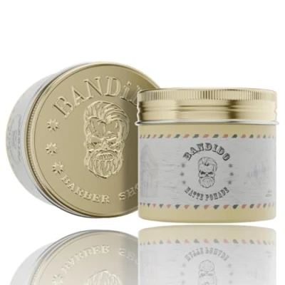 Abbildung von Bandido Matte Finish Pomade Original (125ml) leicht zu Stylen, für deine perfekte Frisur, edler Matt Effekt, Haarwachs Haarwax Haar Hair wax,Styling