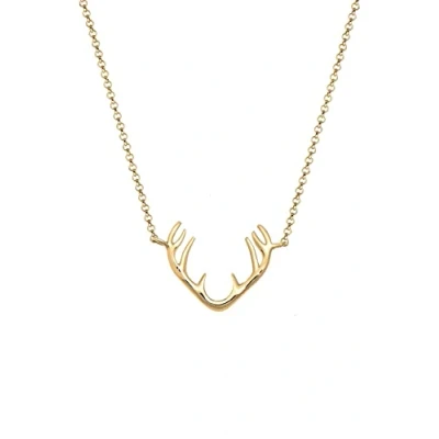 Abbildung von Elli Geweih Halskette goldcoloured, Damen, Größe: 45, Gold coloured