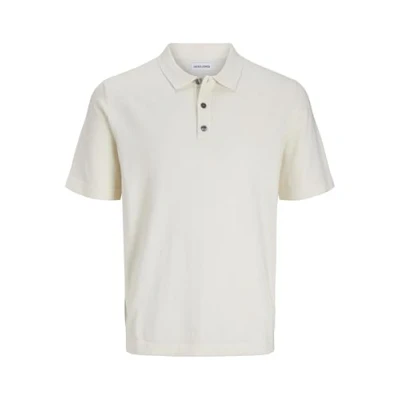 Abbildung von Jack &amp; Jones Jjeemil Poloshirt, Herren, Größe: Large, Cloud dancer