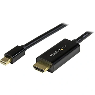 Abbildung von StarTech.com1m Mini DisplayPort auf HDMI Kabel Computer Monitor 4k 2.0 DP mDP (MDP2HDMM1MB)