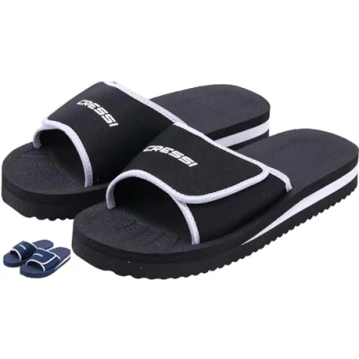 Abbildung von Cressi Unisex Erwachsene Shoes Panarea Slipper für Strand und Schwimmbad, Schwarz, 42 EU