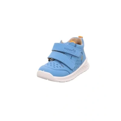 Abbildung von Superfit Breeze Unisex Sneaker low für Kinder, Größe: 26, Hellblau/orange Schuhe
