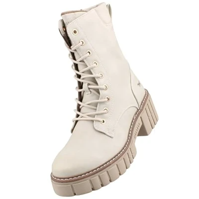 Abbildung von MUSTANG Damen Stiefelette Weiß, Schuhgröße:EUR 40