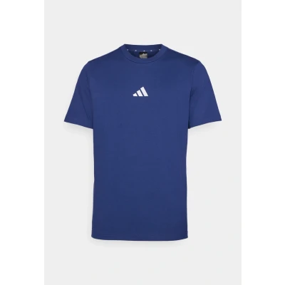Abbildung von adidas Sportswear Essential Three Stripes Single Tshirt basic, Herren, Größe: XL, Dark blue/white