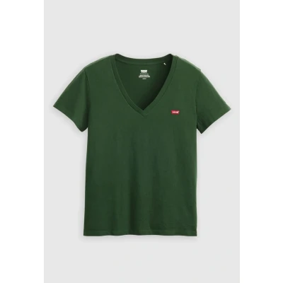 Abbildung von Levi&#039;s Perfect Vneck Tshirt basic, Damen, Größe: XS, Mountain view