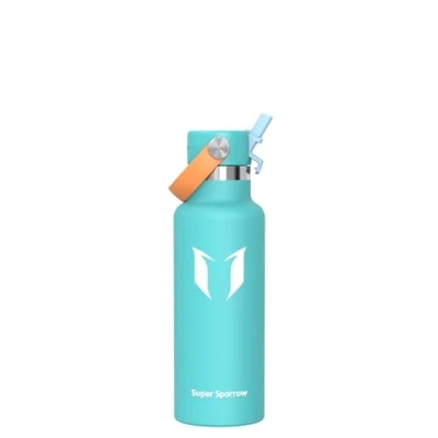 Abbildung von Super Sparrow Trinkflasche Edelstahl Ultraleicht Thermobecher 500ml Standardmund Stroh Deckel BPA Frei Thermoskanne, Thermosflasche für Sport, Travel, Schule, Outdoor