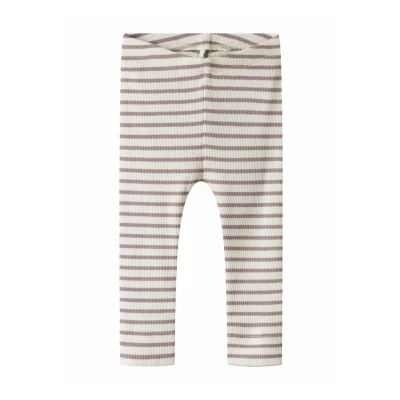 Abbildung von Name it Nbnbani Unisex Leggings Hosen für Kinder, Größe: 62, Elderberry